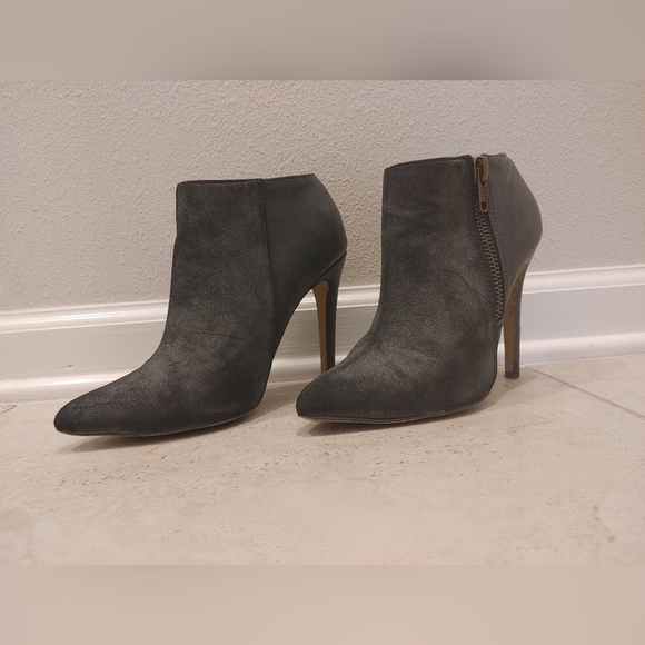 Blue Grey ankle booties - Picture 3 of 6